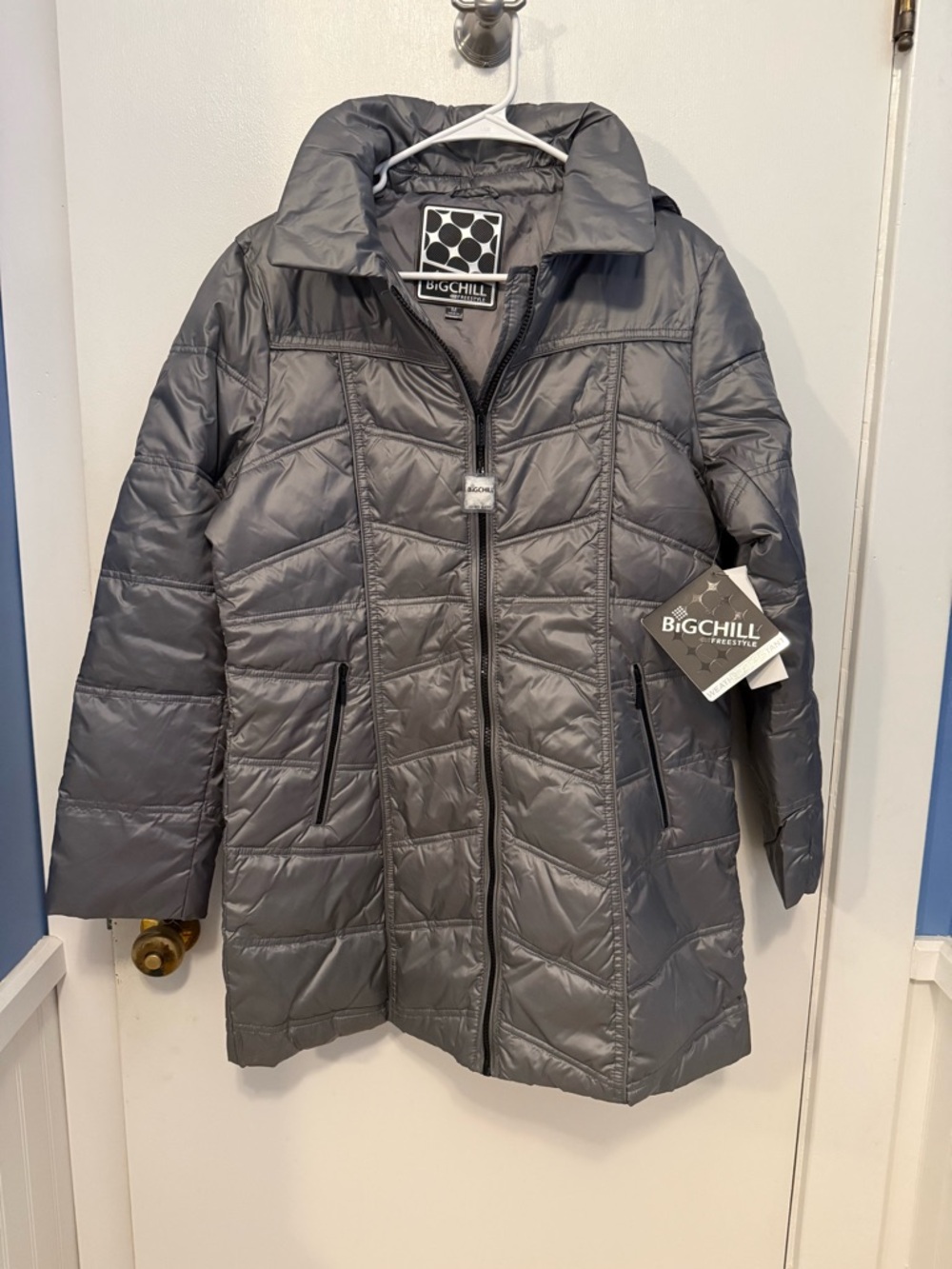Big Chill Women's Gray Puffer Coat